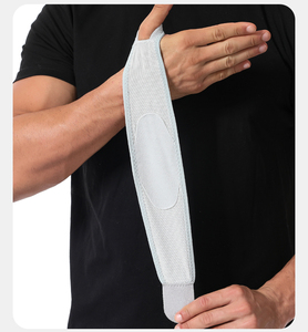 Wholesale Premium Adjustable Polyester Cotton Eco-friendly Badminton Sports Compression Stabilizer Wrist <b>Wrap</b> Braces Buckle - Product Image 5