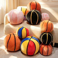 Grosir Pabrik Bola Basket Boneka Plush Mainan Olahraga Bantal Lembut dan Gantungan Kunci Mini untuk Hadiah Ulang Tahun Penggemar Dekorasi Kamar