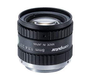 M0814-MP2 - Lensa Tetap 8mm F1.4 - Kompak Logam Industri 2MP untuk Visi Mesin - Product Image 1