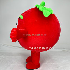 Funtoys 2/2.6m inflable verde rojo <span class=keywords><strong>tomate</strong></span> fruta vegetal mascota <span class=keywords><strong>disfraz</strong></span> para adultos dibujos animados Cosplay Halloween Navidad Carnaval - Product Image 2