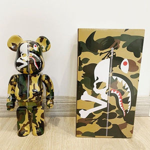 Ours brique 400% jouets à collectionner Sculpture Camouflage requin ours brique pour la maison résine jouet Figure Statues figurines d'<span class=keywords><strong>action</strong></span> - Product Image 3