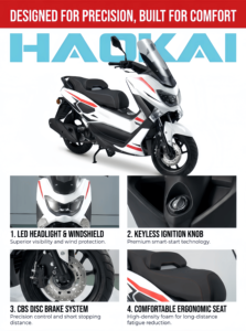 Scooter EEC EURO5 <span class=keywords><strong>125CC</strong></span> 4 temps refroidi par air, vitesse maximale de 80 km/h, freins à disque CBS, moto à essence <span class=keywords><strong>125cc</strong></span> - Product Image 3
