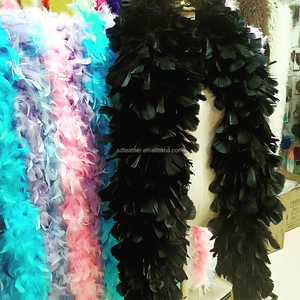 Sendy SD-1250 Guirnalda de Plumas de Pavo Teñidas de 2 Metros, Bufanda Esponjosa de Plumas, Chal de Plumas, Color Personalizado, Navidad, Carnaval - Product Image 4