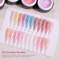 Gel UV Constructeur d'Ongles Biab en Bouteille Marque Privée Sans HEMA Sans TPO Soak-Off pour Nail Art