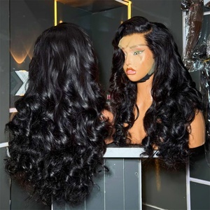 Precio al por mayor: Pelucas de cabello humano virgen natural rizado y con volumen, con encaje frontal HD 13x4, cierre de encaje HD 5x5 7x7, pre-arrancadas y con cabello de bebé - Product Image 5
