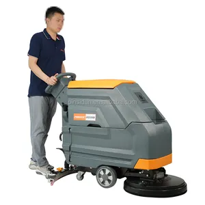 PSD 530B Noise Reduction Automatic Hand Push Floor Scrubber Washing Floor Machine