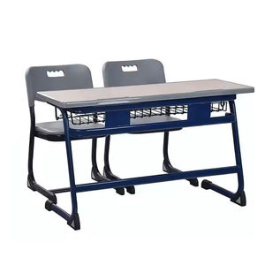 Escritorio y silla ajustables personalizables de buena calidad, juegos escolares, escritorios y sillas escolares, silla y mesa dobles para estudiantes - Product Image 6