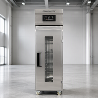 Armoire de fermentation réfrigérée en acier inoxydable pour boulangerie commerciale, machine à faire levage du pain