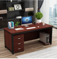 Bureau d'étude réglable moderne personnalisé en acier bois bois style personnel ordinateur de bureau