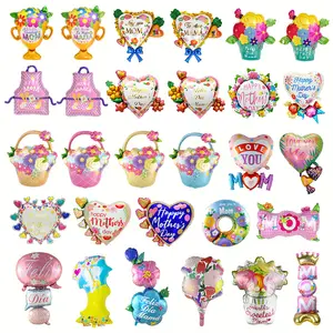 Wholesale Mother's Day Foil Balloons 2024 Happy Mothers Day Party Decoration Festival Mothers Day Balloons