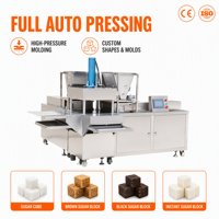 Machine automatique de fabrication de cubes de sucre, machine à presser les cubes de sucre haute capacité, ligne de production de moulage de poudre électrique