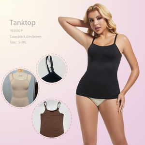 Camisoles sans couture tendance, vêtements de maintien de la <span class=keywords><strong>forme</strong></span>, débardeur, contrôle du ventre, body sculptant en maille pour femmes, vêtements de maintien de la <span class=keywords><strong>forme</strong></span> - Product Image 1