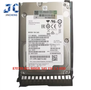 870759-B21 900GB 12G ฮาร์ดไดรฟ์15K เซิร์ฟเวอร์ HDD ศูนย์ข้อมูล SAS ไดรฟ์ - Product Image 1