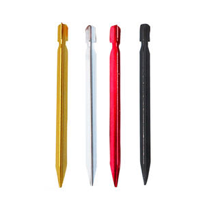 Estacas de aluminio de Ningbo de varios tamaños, portátiles, para tiendas de campaña, toldos y líneas de sujeción. - Product Image 5