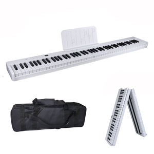 Piano pliable à 88 touches avec haut-parleur, claviers de piano numériques portables, piano électrique à grain pour débutants, enfants et adultes - Product Image 1