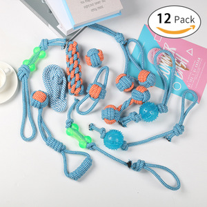 Juguetes de cuerda para perros, paquete de 6 nudos resistentes a mordeduras para cachorros pequeños y medianos, diversión para el tiempo de juego de las mascotas - Product Image 3