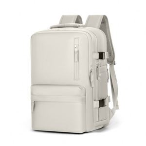 Sac à dos étudiant personnalisé en PU et nylon Oxford, étanche avec port USB, tendance 2026, sac de voyage scolaire pour hommes et femmes, style élégant - Product Image 5