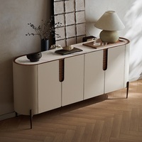 Buffet Modulable en Bois Massif de Rosewood, Armoire de Rangement Moderne Ajustable pour Salon, Organisation de Cuisine Haut de Gamme