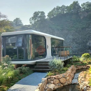 Không gian sang trọng viên nang nhà 2 phòng ngủ nhà CONTAINER đúc sẵn nhà viên nang với ban công có thể thu vào - Product Image 5