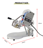 Machine de codage à chaud électrique automatique DY-8 à ruban couleur, directement de l'usine, pour le marquage de la date sur les cartons et les emballages plastiques