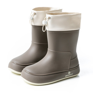 Bottes de pluie japonaises et coréennes en matériaux écologiques, élégantes et imperméables, avec poignets élastiques, adaptées aux enfants - Product Image 4