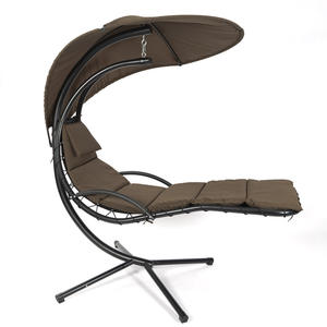 Meubles <span class=keywords><strong>de</strong></span> jardin Oeytree Chaise longue suspendue avec auvent Chaise hamac portable d'extérieur Chaise longue <span class=keywords><strong>de</strong></span> <span class=keywords><strong>soleil</strong></span> - Product Image 4