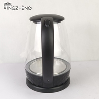Bouilloire électrique en verre YINGZHENG 1,8 L avec infuseur à thé, sans fil et protection anti-ébullition à sec, pour usage domestique, chauffage instantané