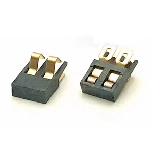 Conector de batería de resorte SMT Paso de 2,0 MM 2 3 4 5 6 7 8 pines Contacto macho Conector de carga de energía <span class=keywords><strong>Contactos</strong></span> Chapado en oro - Product Image 2