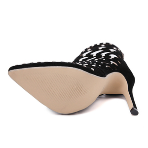 <span class=keywords><strong>Stivali</strong></span> firmati 2024 Sexy tacco alto scarpe da <span class=keywords><strong>donna</strong></span> trasparenti alla caviglia con pelle di sicurezza per le signore - Product Image 3