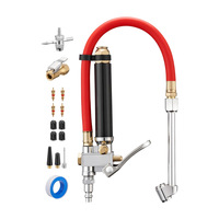 Manomètre et gonfleur de pneus mécaniques pour voitures, SUV, camping-cars - Construction en alliage de zinc et caoutchouc