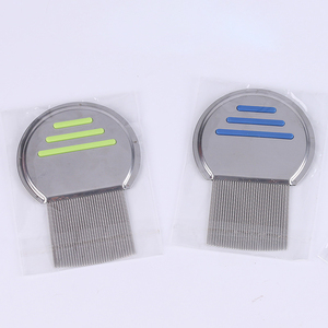 Peigne professionnel en acier inoxydable Offre Spéciale pour poux et lentes d'animaux de compagnie pour le traitement des poux de tête avec logo personnalisé - Product Image 2