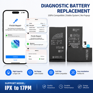 Batería de Diagnóstico de Alta Capacidad para <span class=keywords><strong>12</strong></span>-15, 3400mAh 5200mAh, Sin Mensaje de Pieza Desconocida, Sin Mensaje de Pop, 100% Saludable, Batería de Repuesto - Product Image 2