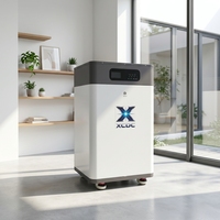 Station d'alimentation portable tout-en-un modulaire et empilable IP65 48V, batterie au lithium LiFePO4 pour stockage d'énergie solaire hybride 10-20 kW