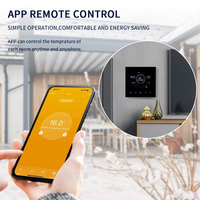 Termostato de Programación Inteligente RKHK para Calefacción Eléctrica, Material de PC, Uso Comercial Universal para Sistemas de Hogar Inteligente