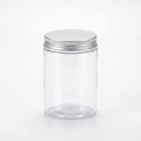 Impression personnalisée, pots en plastique à large ouverture de haute qualité, 2 oz, 3 oz, 4 oz