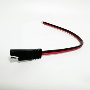 SAE 2 Pin SAEConnector kabel ekstensi baterai otomotif kabel Harness kawat pemutus cepat konektor harness - Product Image 3