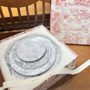 Juego de Vajilla de Lujo de la Serie Jungle Gris Europeo, Plato y Platos de Porcelana China, Colección Premium - Product Image 6