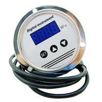 Boîtier en acier inoxydable pour tensiomètre, jauge de pression numérique, usage industriel, manomètre, dc 24v