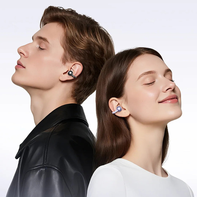 Wireless In-Ear Clip-On Earbuds Active Noise Cancellation Touch Control Type-C Charging AI Translation-3-5 Hours Playtime