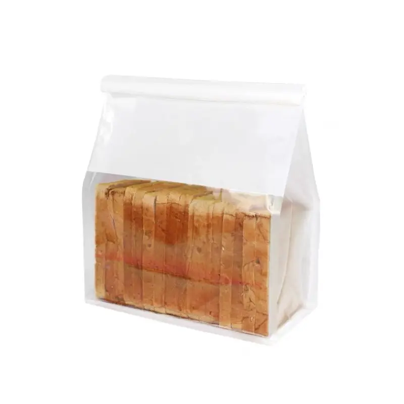 Custom Print Ready Stock Kraft Paper Packing Lunch Bags For Buns Snacks Dessert Chiffon Cake Take away Bread Packaging bags