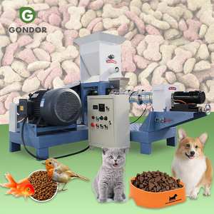 Extruded Pet Fish Dog Cat Food Small Float Steel <b>Feed</b> Pellet Make <b>Process</b> Extruder Mill <b>Machine</b> - Product Image 1