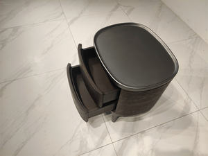 Châu Âu Giữa Thế Kỷ Sang Trọng Khách Sạn Phòng Ngủ Bộ Đầu Giường 2 Ngăn Kéo Cao <span class=keywords><strong>End</strong></span> Bàn Cạnh Giường Ngủ - Product Image 3