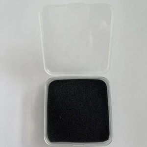 Plastic Clear Transparent Plastic Small Plastic Case Square Clear Bin Container Tool Box Transparent Storage Box With Inner Sponge