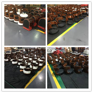 تنجيد من الجلد الصناعي ، مقعد بار حديث ، عداد دوار خشبي ، كراسي بارستول رخيصة للبيع - Product Image 6