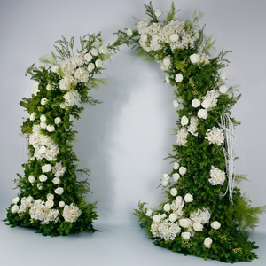 Ensemble floral en soie Forest Horn Arch, style européen, fait main, pour la décoration de jardin, de la fête <span class=keywords><strong>des</strong></span> mères, de Noë<span class=keywords><strong>l</strong></span>, de mariages et d'événements - Product Image 3