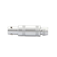 Conector Coaxial de Alto Voltaje FFB.1S.405.CLAC52 1P BNC, Macho de 1 Núcleo, Aeroespacial, 10A, Latón, para Soldadura Ultrasónica