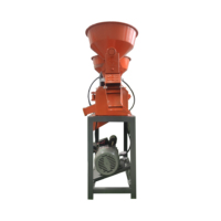 Nouvelle machine combinée 2025 pour décortiquer le riz (100 kg/h) avec moulin à farine de maïs et broyeur-pulvérisateur pour ferme, moteur inclus