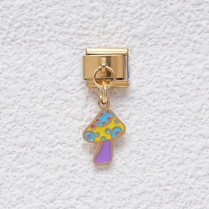 Colgantes de Acero Inoxidable a Granel, Bañados en Oro de 18k, con Esmalte de Color y Diseño de Fruta, Tipo Italian Charm para Pulsera - Product Image 4