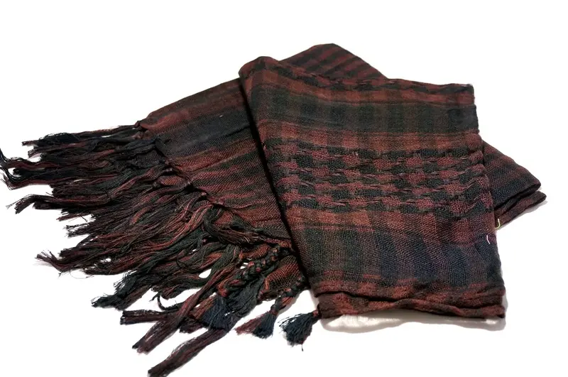 Custom scarf shawl Arab dust-proof outdoor windproof cs camo linen muslim scarf