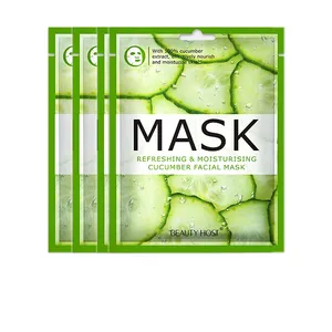 OEM ODM Günstiger Preis Fabrik lieferant Hautpflege Gesichts maske Natürliche Gurke Feuchtigkeit spendende feuchtigkeit spendende Gesichts maske für Frauen und Männer